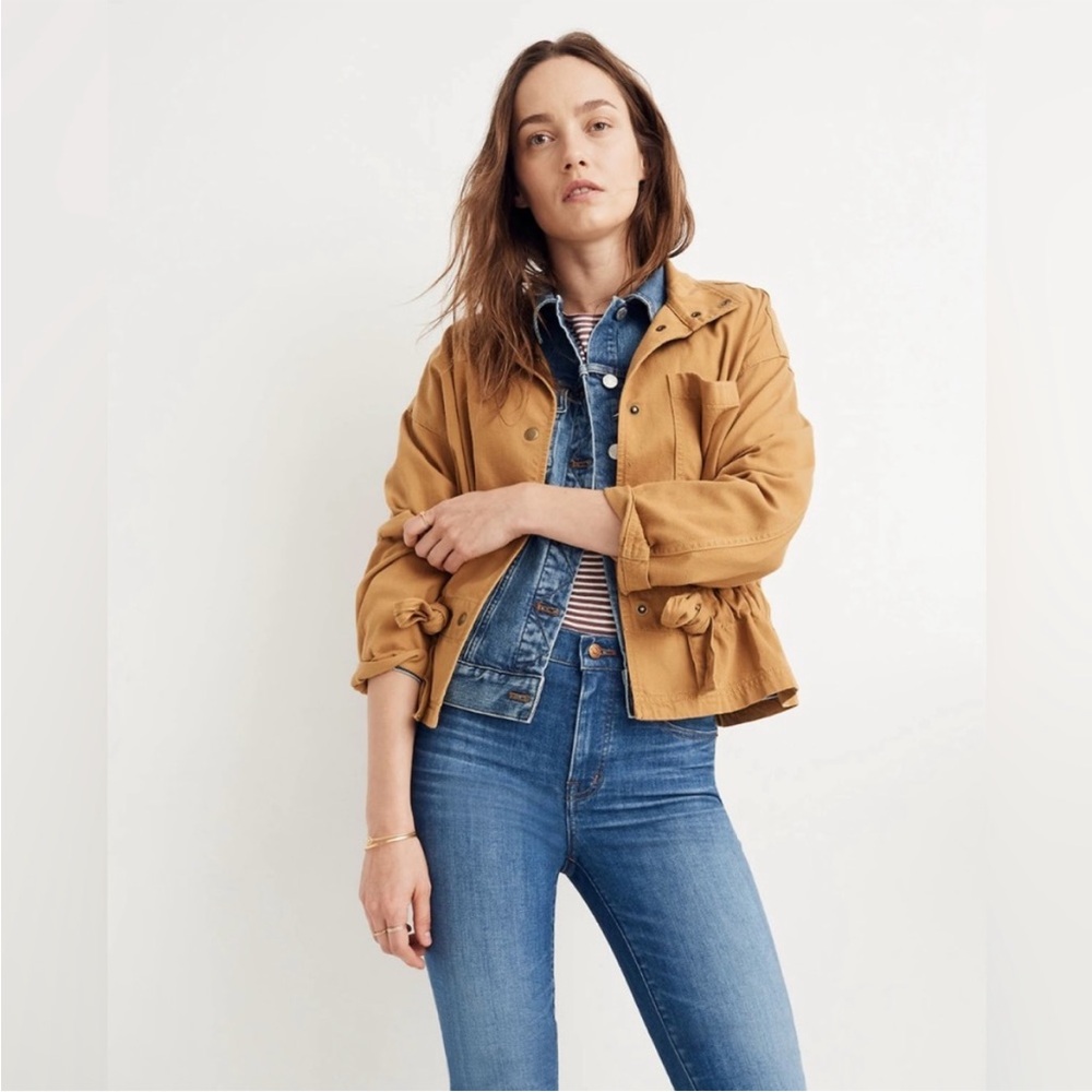MADEWELL Southlake military Jacket Dark Sahara Size XSmall